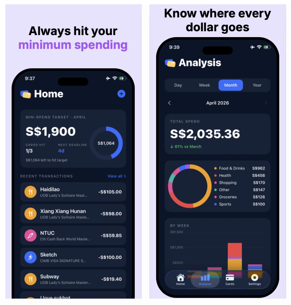 CardPulse screenshot 1