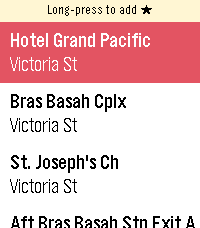 SG Bus nearby stops