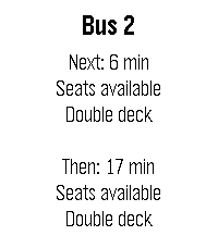 SG Bus service details